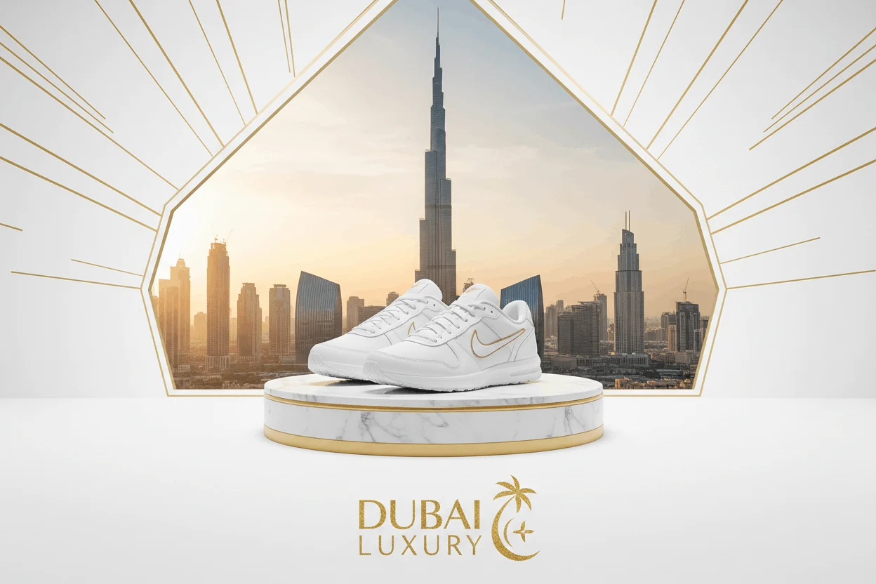 white nike shoes in dubai best uae styles with luxary dubai logo 1