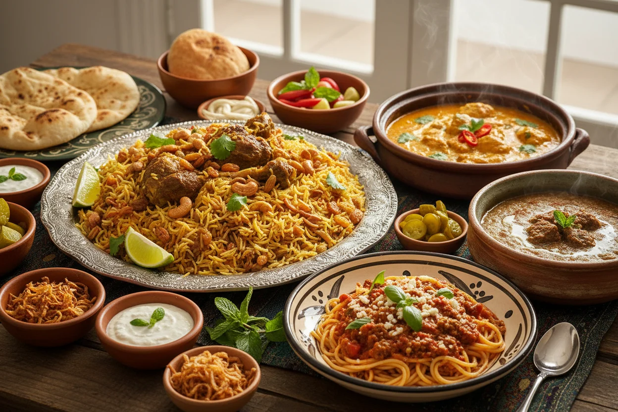 comfort food popular dishes UAE warm meals rice soup